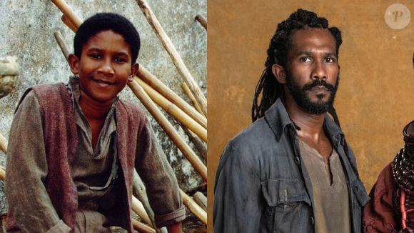 A primeira novela de André Luiz Miranda foi 'Terra Nostra', em 1999. O Tiziu cresceu e hoje dá vida a Akin na nova novela.