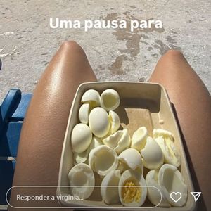 Virgínia Fonseca chegou a comer cerca de 20 ovos por dia, em sua parte apenas as claras, para enxugar seu corpo