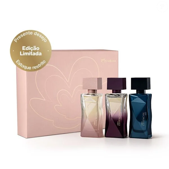 Até o fechamento desta matéria, o kit ‘Essencial Miniaturas’ da Natura era vendido por R$ 264,90, reunindo três fragrâncias consagradas em uma proposta que equilibra elegância e custo-benefício, segundo informações da própria marca