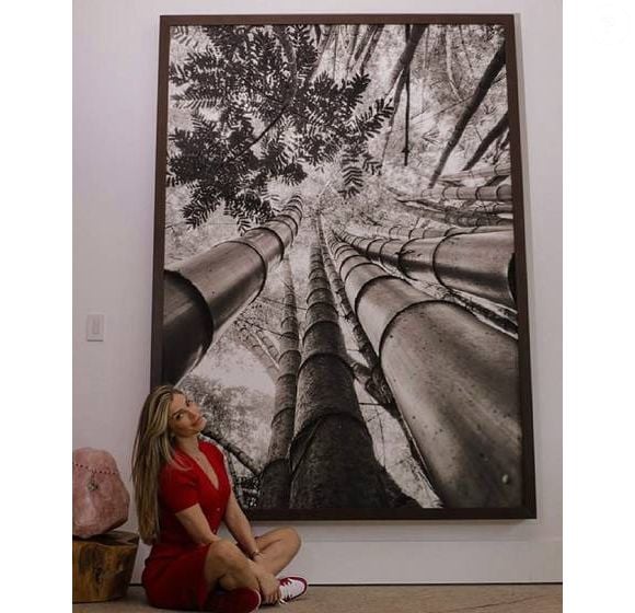 Sala de Grazi Massafera tem obra do fotógrafo Henrique Schiefferdecker