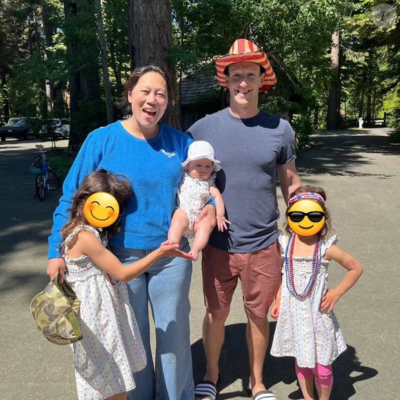 Mark Zuckerberg e sua esposa Priscilla Chan têm três filhas: Maxima, August e Aurelia