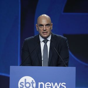 Alexandre de Moraes, do Supremo Tribunal Federal (STF), marcou presença no lançamento do SBT News