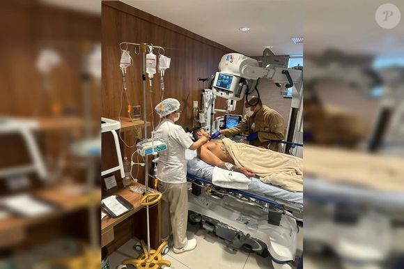 Imagem divulgada pelo Correio Braziliense mostra Hungria na UTI; rapper foi internado com quadro de intoxicação por metanol confirmado pelo Ministério da Saúde