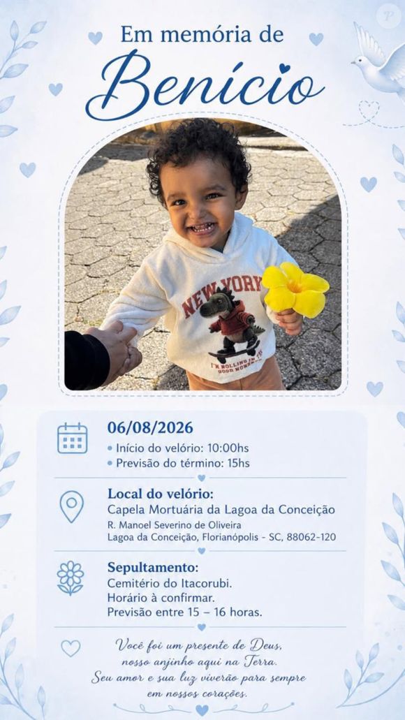 Corpo do filho do jogador do Ypiranga Gustavo Simões será velado e sepultado em 6 de agosto de 2026