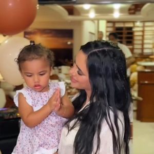 Grávida pela segunda vez, Bruna Biancardi festejou aniversário com a filha, Mavie, de 1 ano