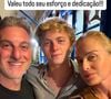 Benício Huck é aprovado no Insper e conquista emociona Luciano Huck, que celebrou nas redes sociais: 'Pais orgulhosos! Parabéns, Beni!'