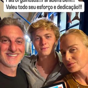 Benício Huck é aprovado no Insper e conquista emociona Luciano Huck, que celebrou nas redes sociais: 'Pais orgulhosos! Parabéns, Beni!'
