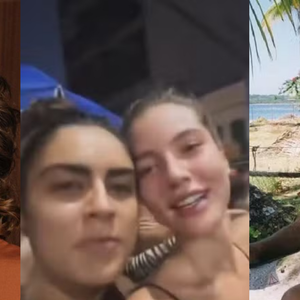 Atriz Alanis Guillen com a namorada Giovanna Reis; ela assumiram romance em 2025