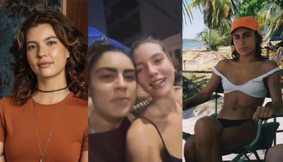 Atriz Alanis Guillen com a namorada Giovanna Reis; ela assumiram romance em 2025