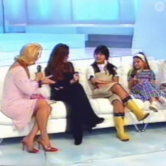 Raissa, a Talita de 'Chiquititas', lá nos anos 2000, chegou a ir ao programa da Hebe.