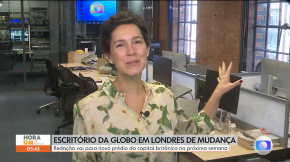 Segundo Cecilia Malan, a nova redação da Globo ficará em uma região mais central de Londres, mas ainda terá "o charme dos tijolinhos ingleses" que marcou o antigo espaço