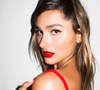 Sasha Meneghel é fã de batom vermelho na maquiagem: nessa produção, ela apostou em tom vibrante