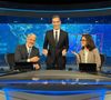 Momento histórico: William Bonner aparece sorridente nos bastidores de sua despedida do Jornal Nacional