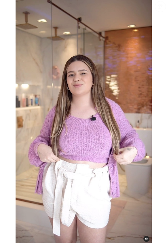 Viih Tube fez vários vídeos falando sobre seu corpo, estrias e marcas da gravidez