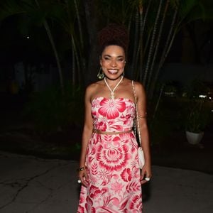 Vilma Melo em festa de confraternização da novela 'Dona de Mim', da TV Globo