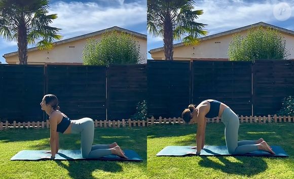 O clássico movimento gato-vaca do Pilates é um exercício simples, mas bastante eficaz para toda a coluna