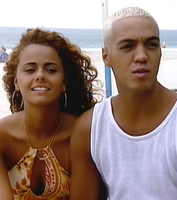 Viviane Araujo e Belo: ex-namorados estrelam cena de beijo na novela 'Três Graças'