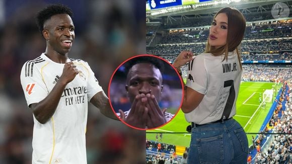 Vini Jr. mandou BEIJO para Virgínia em jogo do Real Madrid? Jogador se explica após confusão com mensagem: 'Te amo'