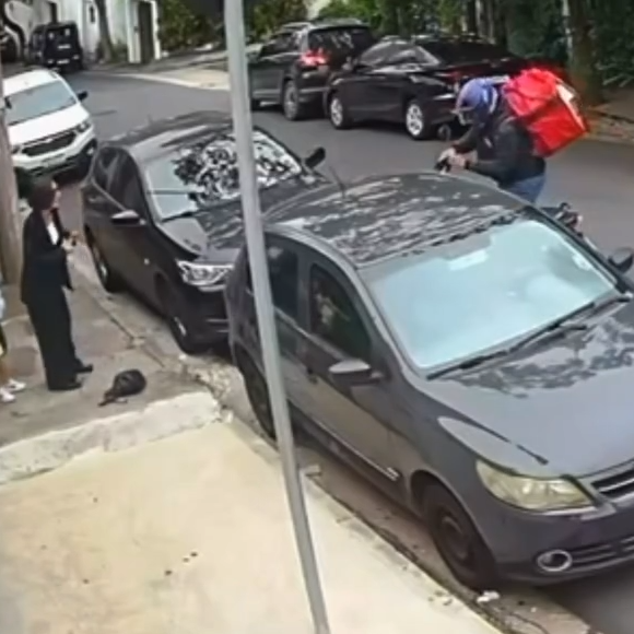 Maria Prata foi assaltada por um homem disfarçado de entregador de aplicativo