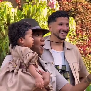 Iza e Yuri Lima combinaram looks para a festa de Nala