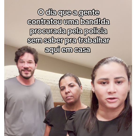 Ao lado de outras duas funcionárias, Eliezer comentou que a mulher falsificou documentos para sua contratação e, por isso, eles nunca desconfiaram