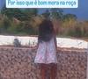 'Por isso que é bom morar na roça': frase do pai, Roberto, em foto da neta perto da piscina, virou combustível para julgamentos na web