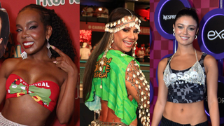 De bolsinha a cinto estiloso para o Carnaval: famosas abandonam customização de abadá óbvia e arrasam em looks criativos nos camarotes. 20 fotos para se inspirar!