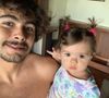 Rafael Vitti com a filha Clara Maria