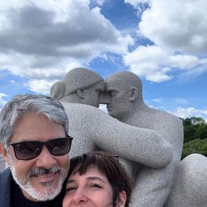 William Bonner é casado com a artesã Natasha Dantas desde 2018