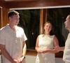 No vídeo, Fabiana Justus agradece Nathan, que participou da renovação de votos junto de sua família