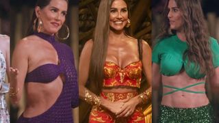 Looks da Deborah Secco em 'Terceira Metade': transparência, recortes estratégicos, acessórios maximalistas e mais moda da atriz no reality da Globo