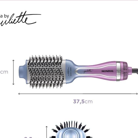 Virgínia Fonseca contou que ganhou a escova de Juliette em um salão de beleza e passou a carregar o produto durante seus compromissos