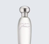 Segundo a descrição oficial da Estée Lauder, o Pleasures é "puro otimismo em um frasco". A fragrância aposta em uma combinação de lírios, peônias brancas e jasmim, acompanhados pela essência de Baie Rose, para proporcionar uma experiência olfativa que evoca flores frescas depois de uma chuva de Primavera