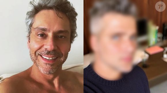 Alexandre Nero fica impressionado com beleza de Bruno Gagliasso.