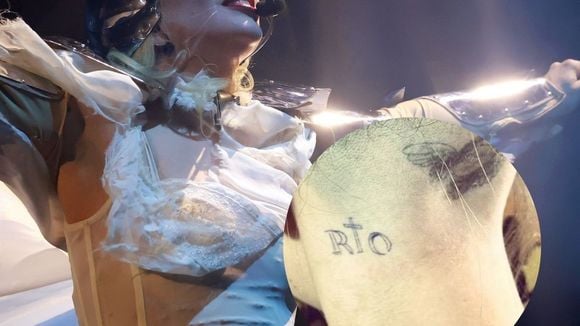 Uma tatuagem bem escondida de Lady Gaga revela a paixão da cantora pelo Rio: 'Escrita por uma criança da favela'