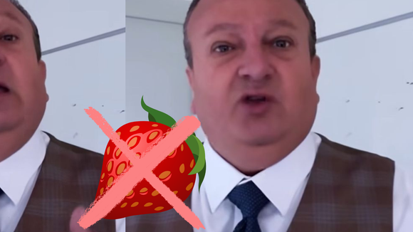 'Não é confeitaria, nem sobremesa, é porcaria': a revolta de Erick Jacquin, do 'Masterchef Brasil 2025', com o morango do amor
