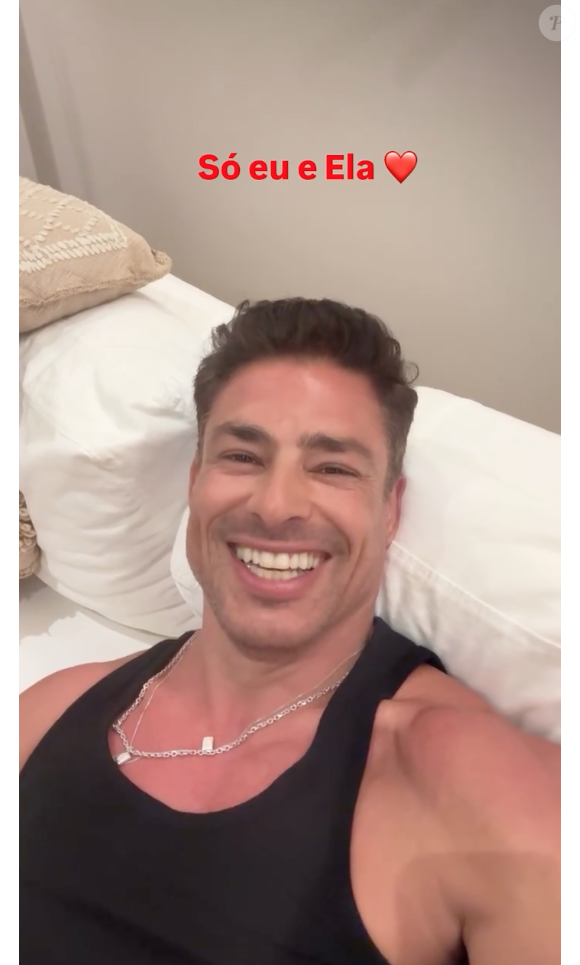 Em suas redes sociais, Cauã Reymond celebrou o fato de estar fazendo uma viagem a sós com a filha que, segundo ele, é enriquecedora