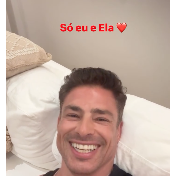 Em suas redes sociais, Cauã Reymond celebrou o fato de estar fazendo uma viagem a sós com a filha que, segundo ele, é enriquecedora