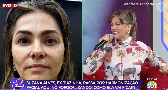 Suzana Alves impressionou pela transformação em seu rosto de forma sutil e bem natural