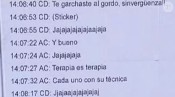 ‘Você fez sexo com o gordo, sua canalha!’, diz o psicólogo Carlos Diaz. Agustina Cosachov responde: ‘Terapia é terapia. Cada um tem sua técnica’