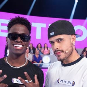 Sósias de Zé Felipe e Vini Jr. vão se enfrentar no gameshow ‘Acerte ou Caia!’ deste domingo (17)