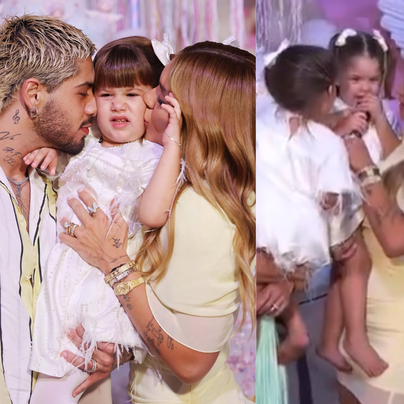 Efeito da separação? Atitude das filhas de Virginia Fonseca e Zé Felipe, Maria Alice e Maria Flor, chama atenção em festa de aniversário luxuosa