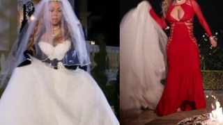 Poucos lembram, mas em 2017 Mariah Carey queimou vestido de noiva Valentino de R$ 1,4 milhões em clipe após romper relação