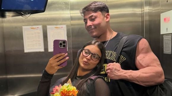 Ex de Gabriel Ganley chora morte repentina e precoce do atleta fisioculturista de 22 anos: 'Meu primeiro e único amor'
