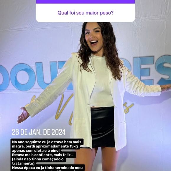 Suzanna Freitas chegou a perder 15 kg apenas com dieta e treino: ‘Estava mais confiante, mais feliz... Ainda não tinha começado o tratamento’