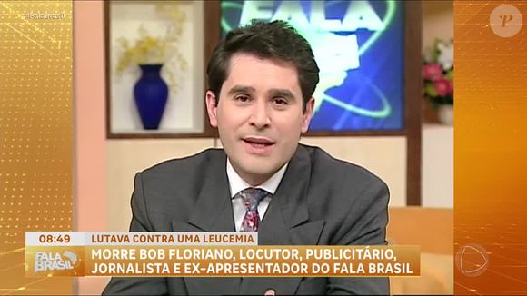 Bob Floriano foi apresentador do ‘Fala Brasil’, na Record TV, quando o programa retornou, em 1998, após cinco anos fora do ar