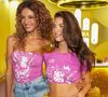 No ar em 'Três Graças', as atrizes curtiram uma folga nas gravações durante o Carnaval 2026