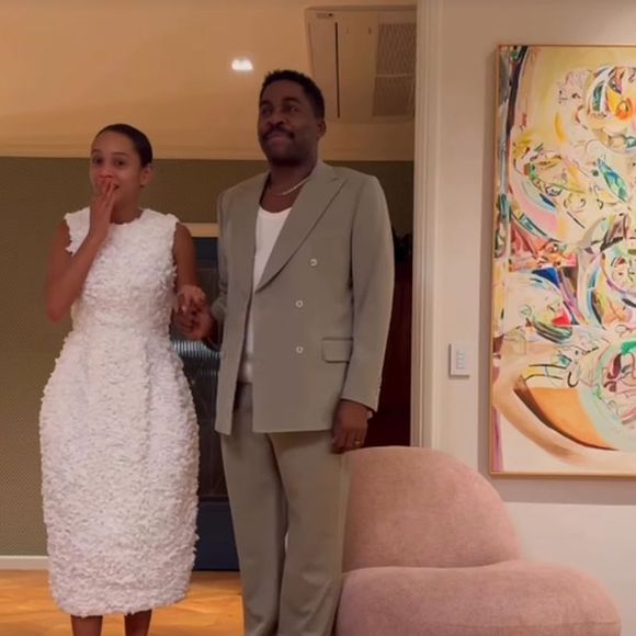 Taís Araújo foi surpreendida por Lázaro Ramos