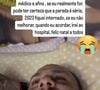 Toguro internado: influencer teve calafrios durante a tarde da véspera de Natal e não conseguiu ficar até o fim da ceia, indo para o hospital