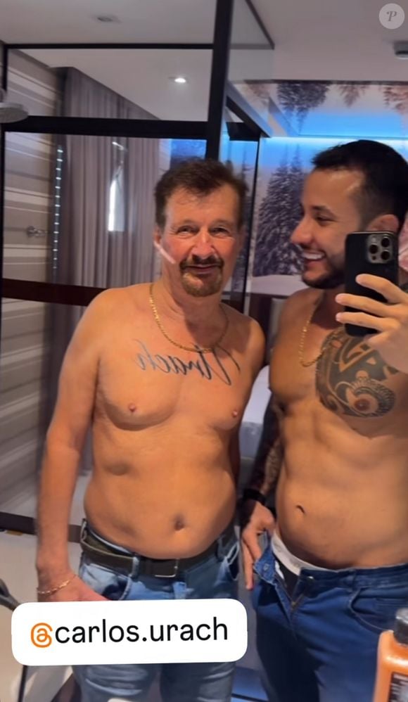 O ator pornô fez mistério, mas indicou que pode haver ‘broderagem’ no vídeo com o pai de Andressa Urach